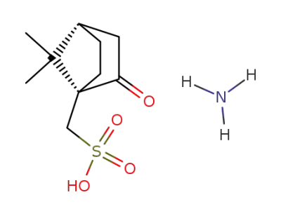 d-camphor β-sulphonate ammonium salt
