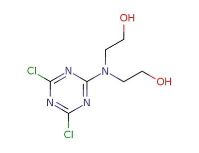 6-(N,N-dihydroxyethyl)amino-1,3,5-triazine-2,4-dichloride