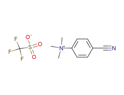 4-cyano-N,N,N-trimethylanilinium trifluoromethansulfonate