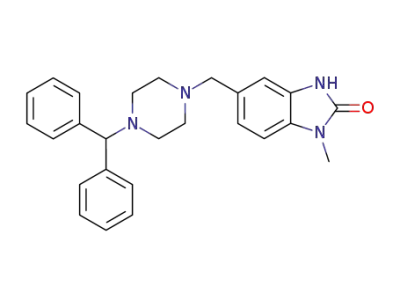 5-(4-benzhydryl-piperazin-1-ylmethyl)-1-methyl-1,3-dihydro-benzoimidazol-2-one