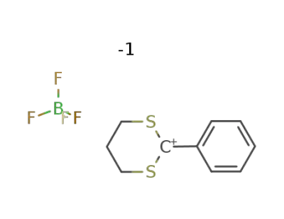 2-phenyl-1,3-dithian-2-ylium tetrafluoroborate