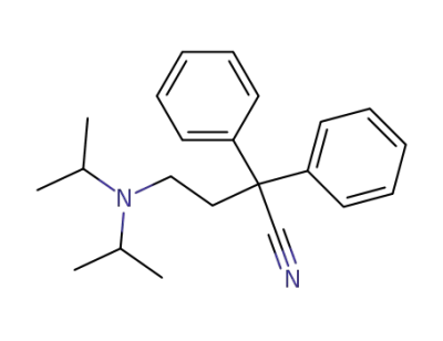 4-diisopropylamino-2,2-diphenyl-butyronitrile