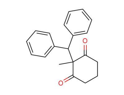 2-(Diphenylmethyl)-2-methyl-1,3-cyclohexandion